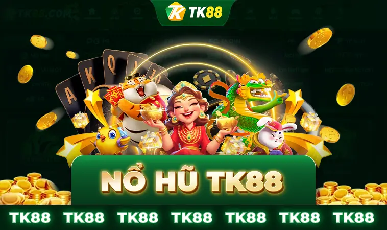 Sảnh nổ hũ TK88 thiết kế đồ họa đẹp, ấn tượng