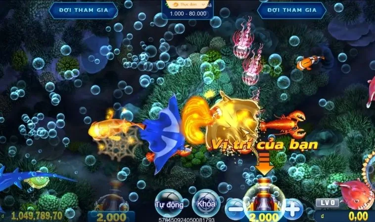 Hệ thống vũ khí trong game Bắn Cá Royal Fishing TK88