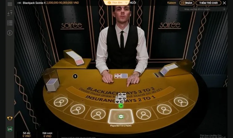 Khám Phá Trò Chơi Blackjack Tại TK88 Với Cách Chơi Chi Tiết Và Chiến Thuật Tối Ưu 2 Trải nghiệm chơi Blackjack Tại TK88 cùng dealer chia bài chuyên nghiệp